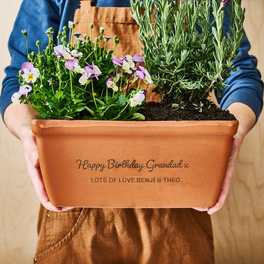 Birthday Gift Terracotta Planter