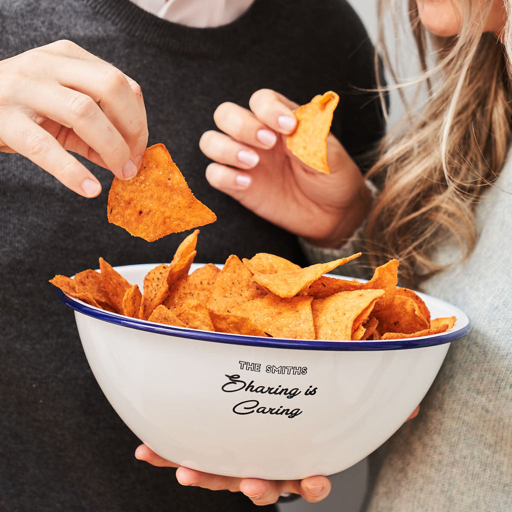 Personalised Enamel Sharing Bowl