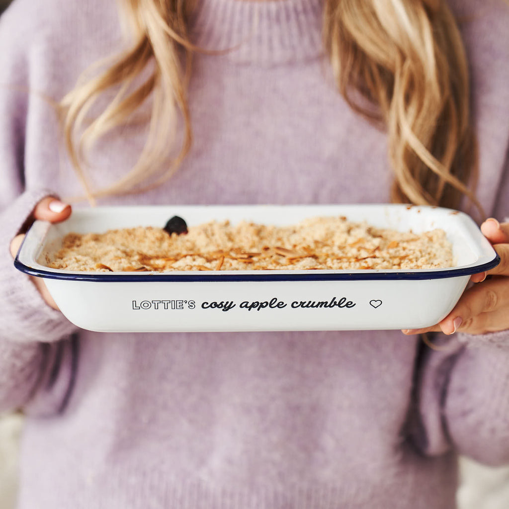 Personalised Heart Warming Baking Tray