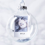 Sequin Personalised Photo Bauble