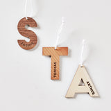 Personalised Wooden Initial Decoration