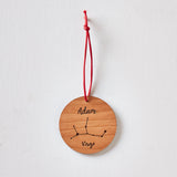Personalised Wooden Constellation Decoration