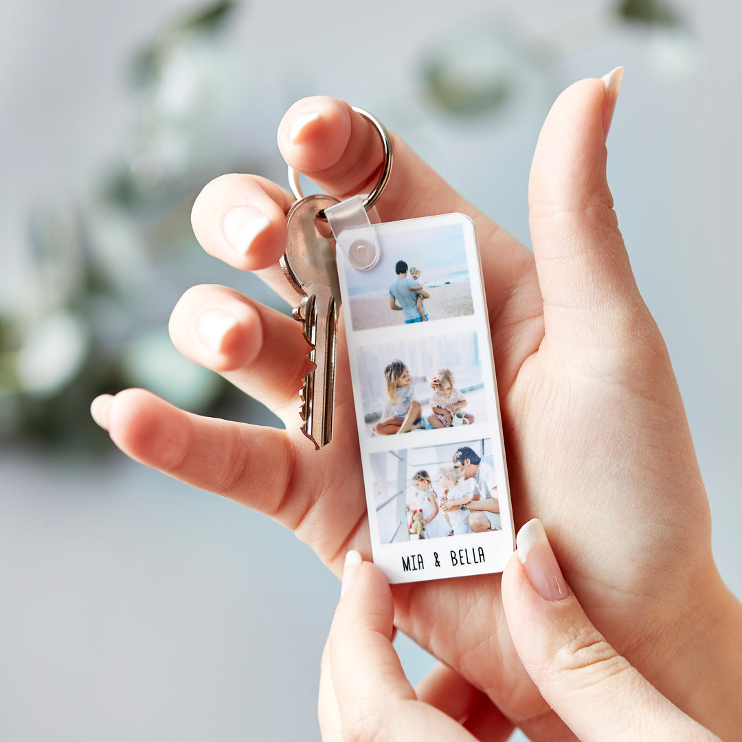 Personalised Photo Strip Keyring