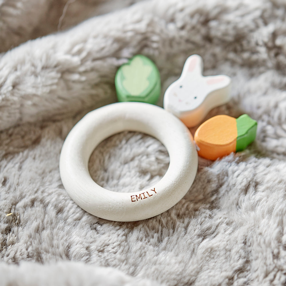 Personalised Bunny Grasping Ring