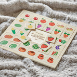 Personalised Fruits & Veg Pairs Puzzle