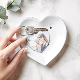 Personalised Heart Photo Keyring