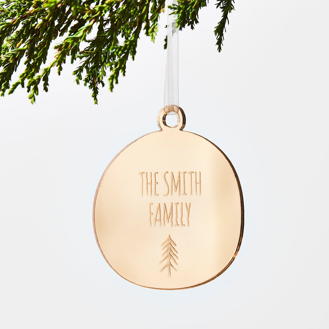 Personalised Family Christmas Decoration