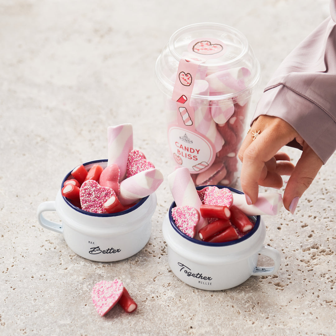 Set Of Two Better Together Snack Pots And Sweet Tub