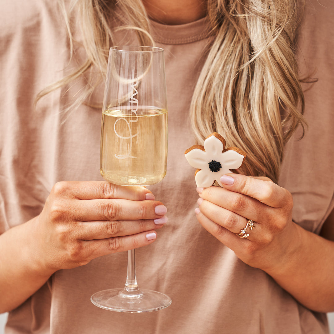 Personalised Champagne / Prosecco Glass
