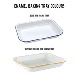 Enamel Personalised Couples Baking Tray