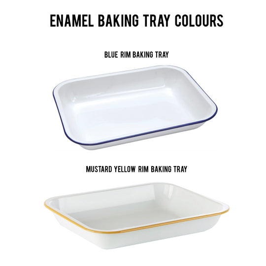 Personalised Enamel Tray Bake Tin