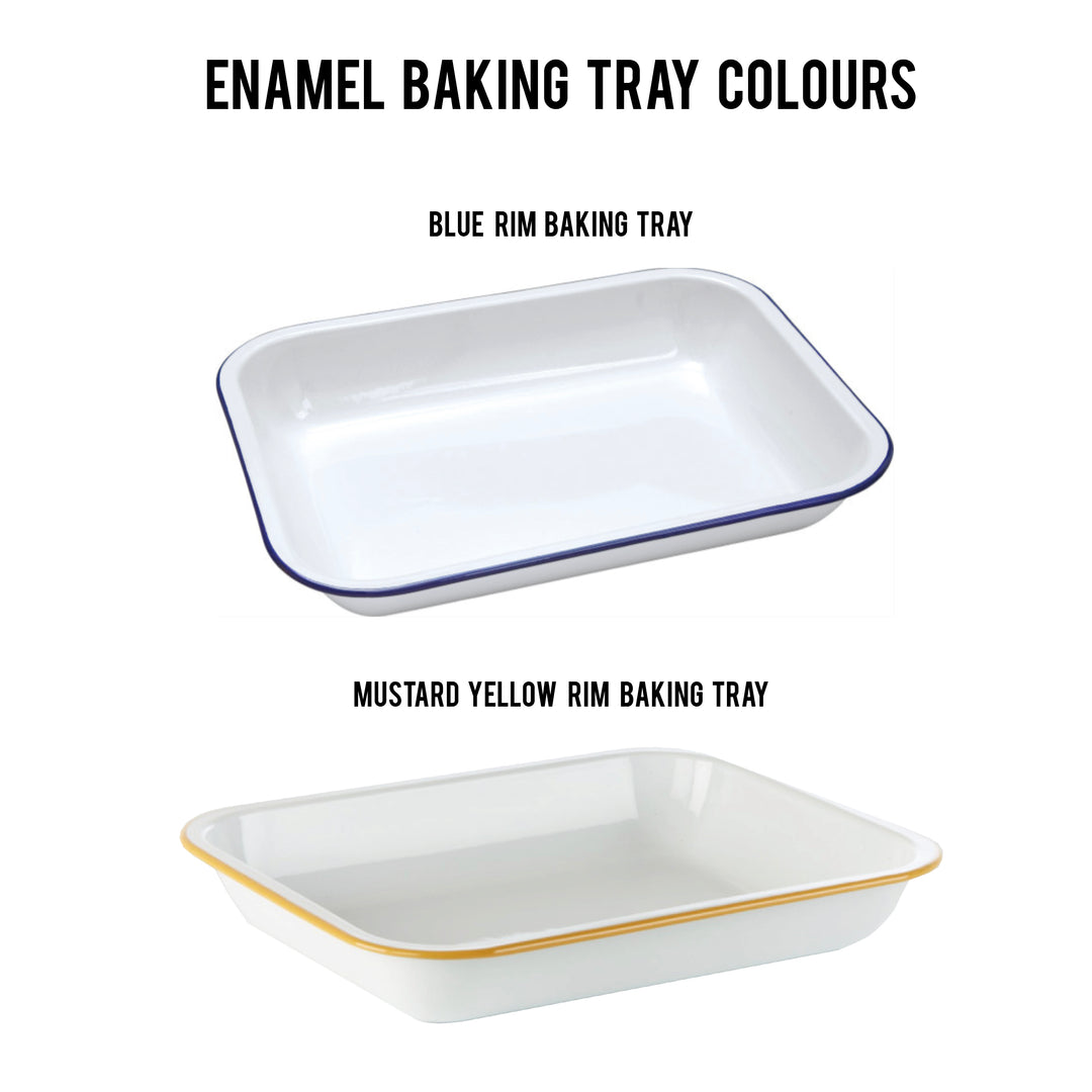 Personalised Anniversary Enamel Baking Tray