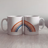 Personalised Rainbow Mug Set