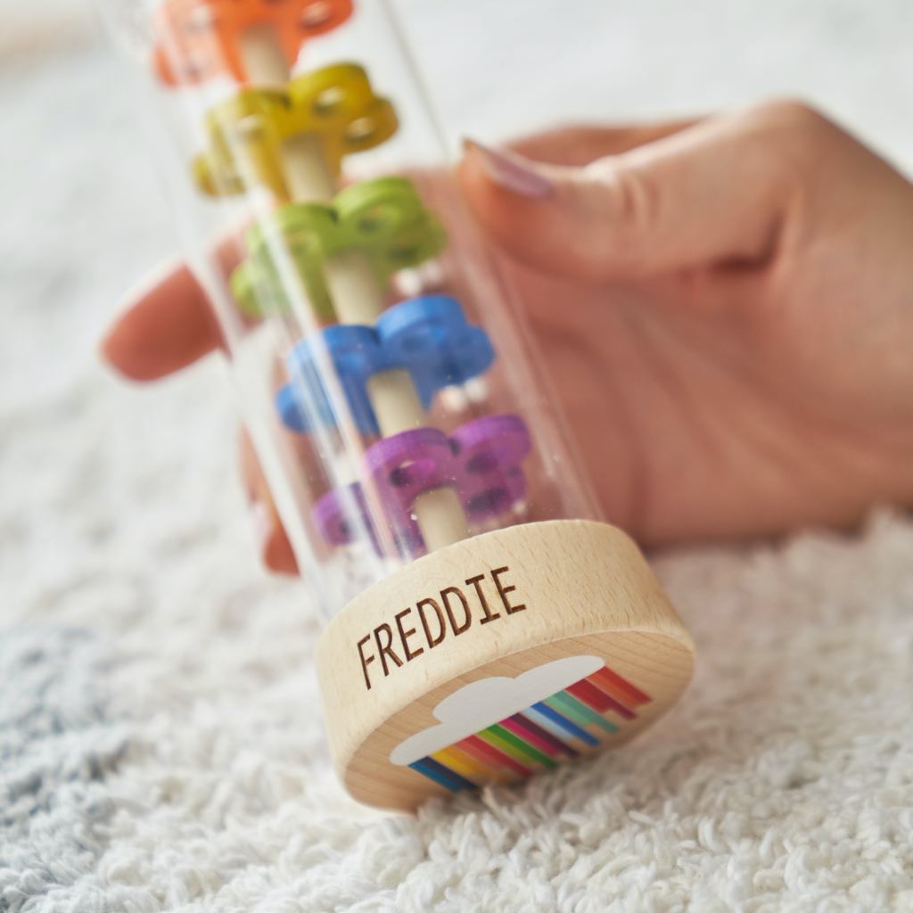 Personalised Rainbow Rain Maker Toy