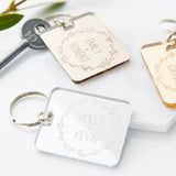 Personalised Couples Keyring