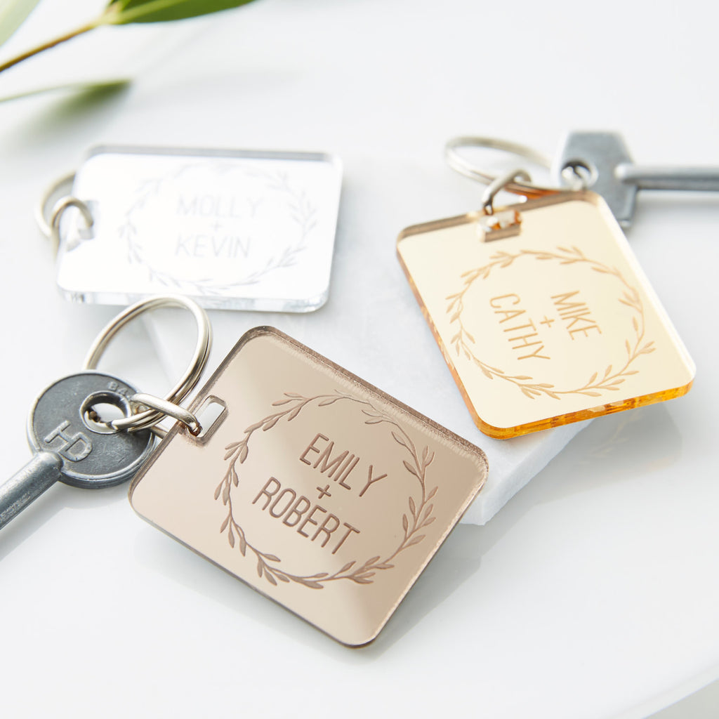 Personalised Couples Keyring