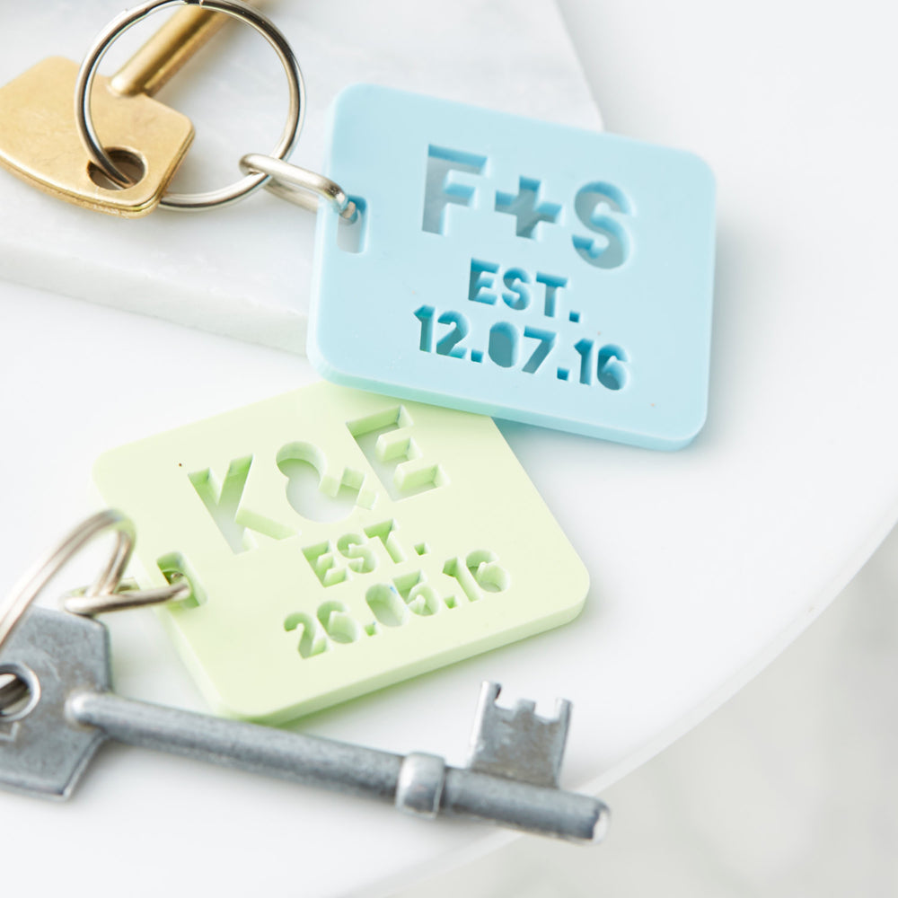 Personalised Established Keyring