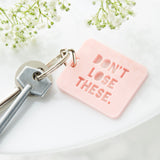 Personalised Keyring