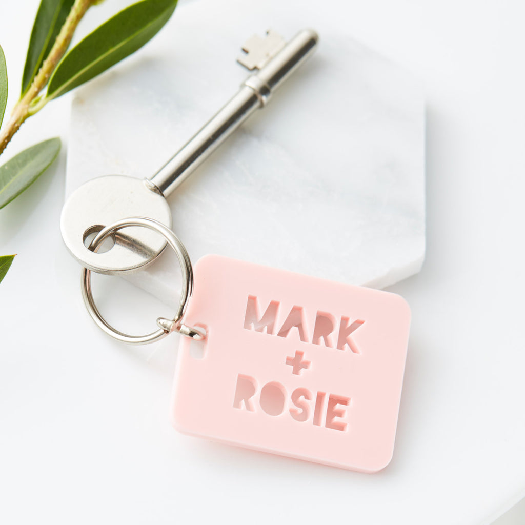 Couples Personalised Keyring