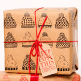 Keep Cosy This Christmas Gift Wrap - Black