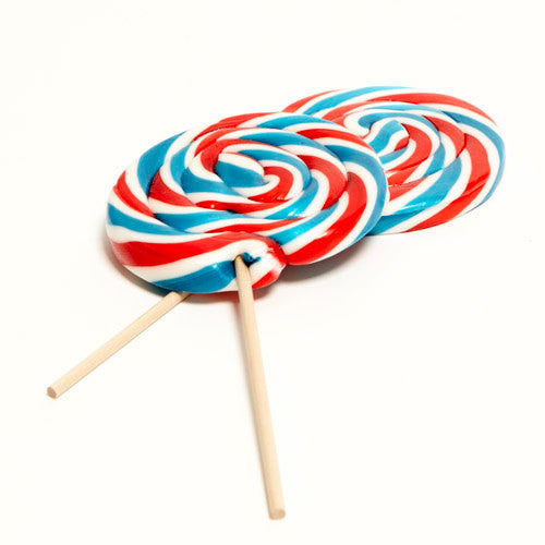 Giant British Swirly Lollipops