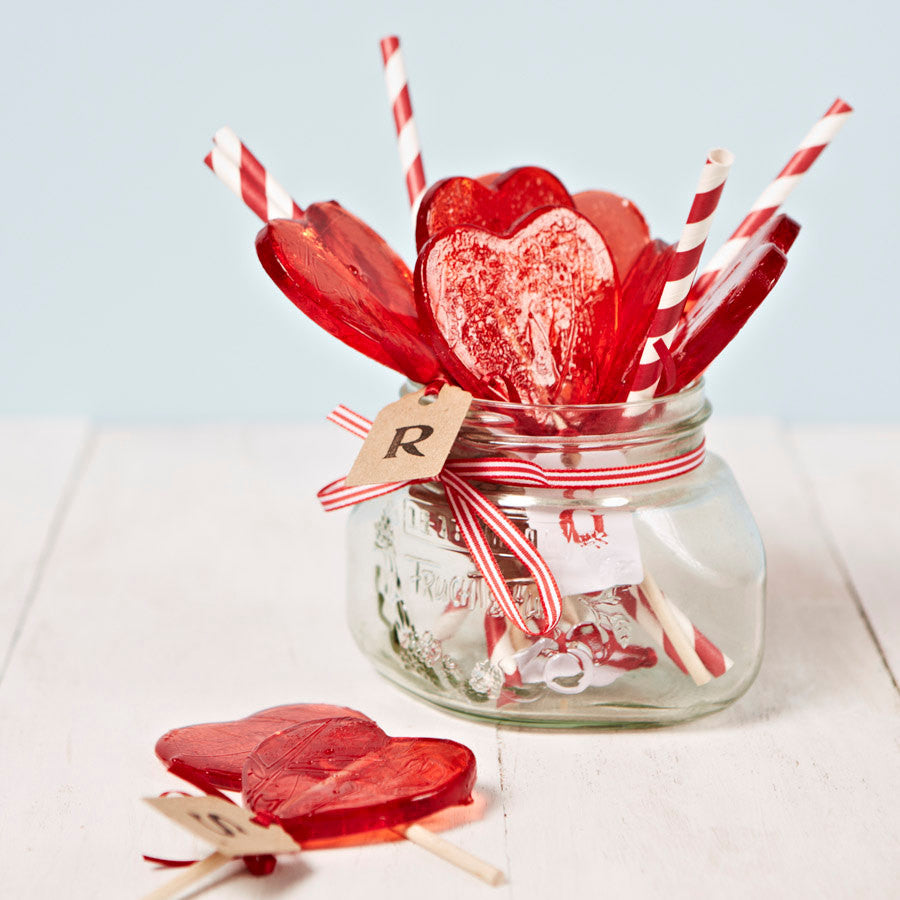 Personalised Heart Shaped Lollipop
