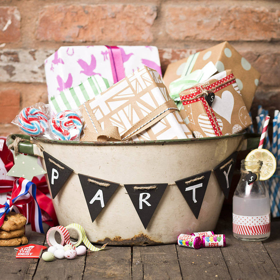 Mini Blackboard Bunting