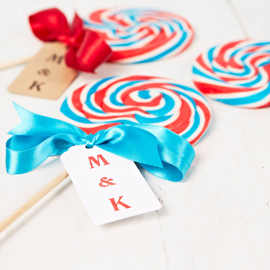 Personalised British Swirly British Lollipop