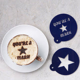 Personalised 'You're A Star' Coffee Stencil