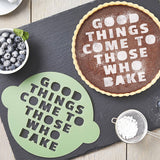 Personalised Quote Cake Stencil