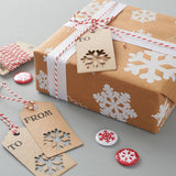 Snowflakes Christmas Wrapping Paper