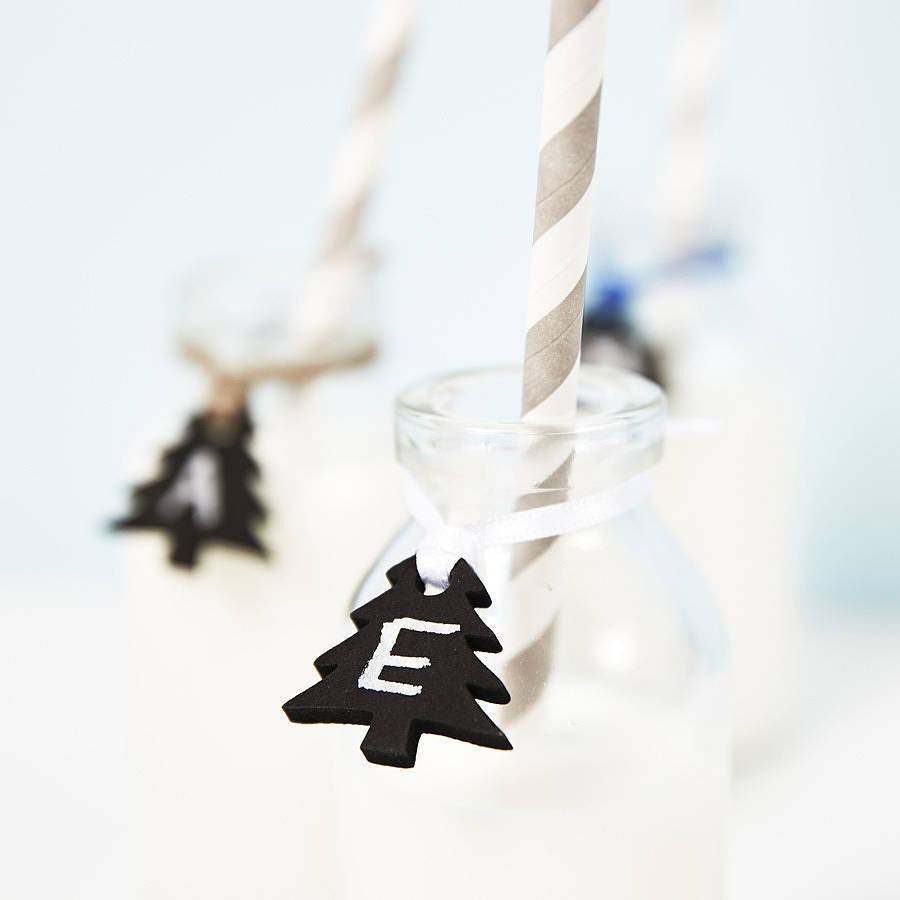Blackboard Tree Wine Glass Charm