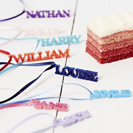 Personalised Name Drink Charms