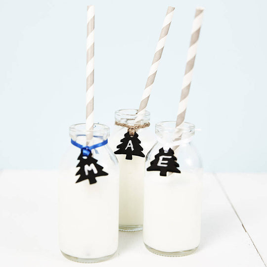 Blackboard Tree Wine Glass Charms