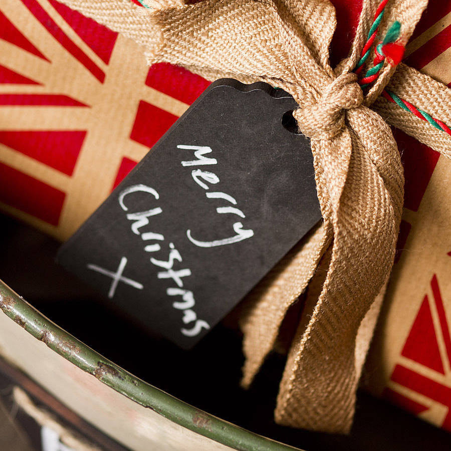 Blackboard Gift Tag