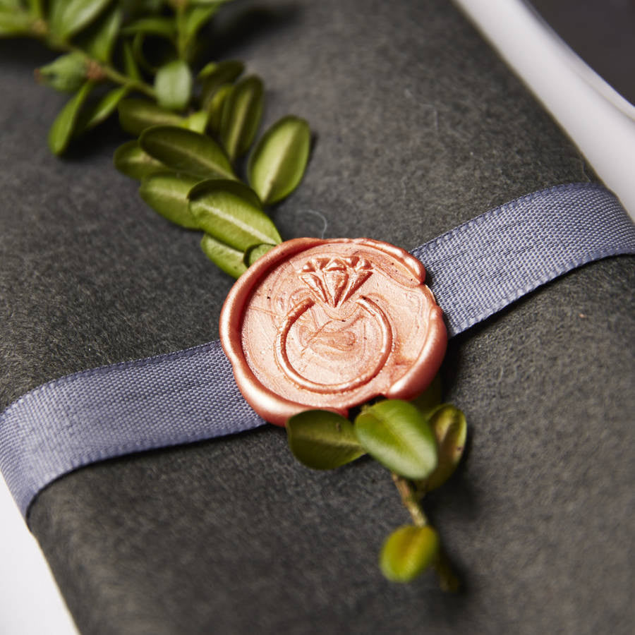 Wedding Ring Wax Seal Stamp