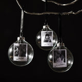 Photo Glass Personalised Christmas Bauble