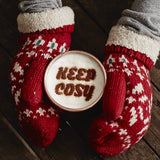 Personalised 'Keep Cosy' Hot Chocolate Stencil