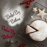 Personalised 'Baked By' Baking Stencil