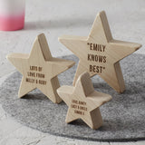 Personalised Wooden Star For Her