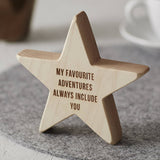 Personalised Wooden Star For Dad