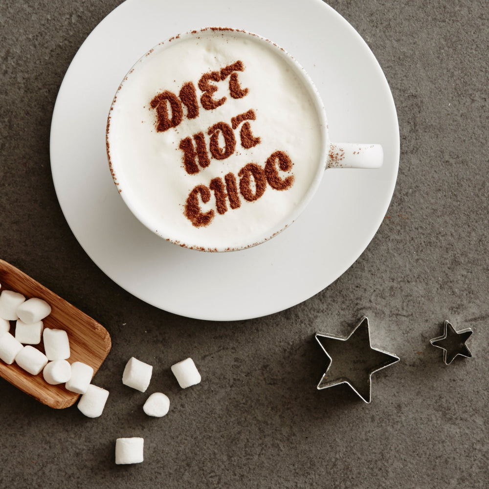 Personalised Diet Hot Choc Drinks Stencil