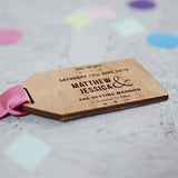 Arrow Wooden Save The Date Gift Tag