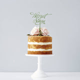 Elegant Personalised Couples Wedding Cake Topper