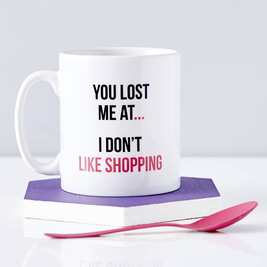 Personalised Shopaholic Mug