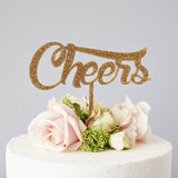 Cheers Wedding Cake Topper
