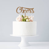 Cheers Wedding Cake Topper