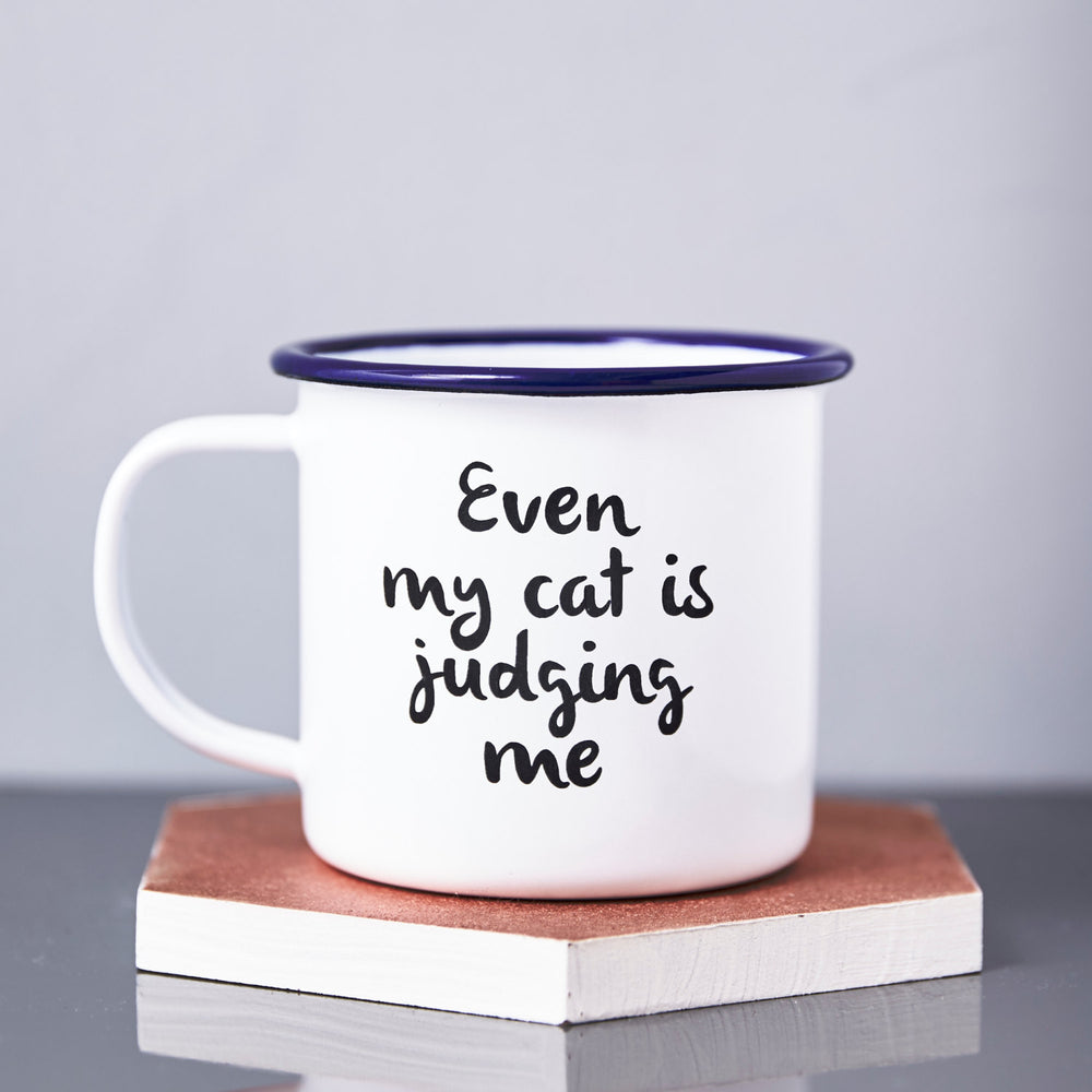 Pet Quote Personalised Enamel Mug