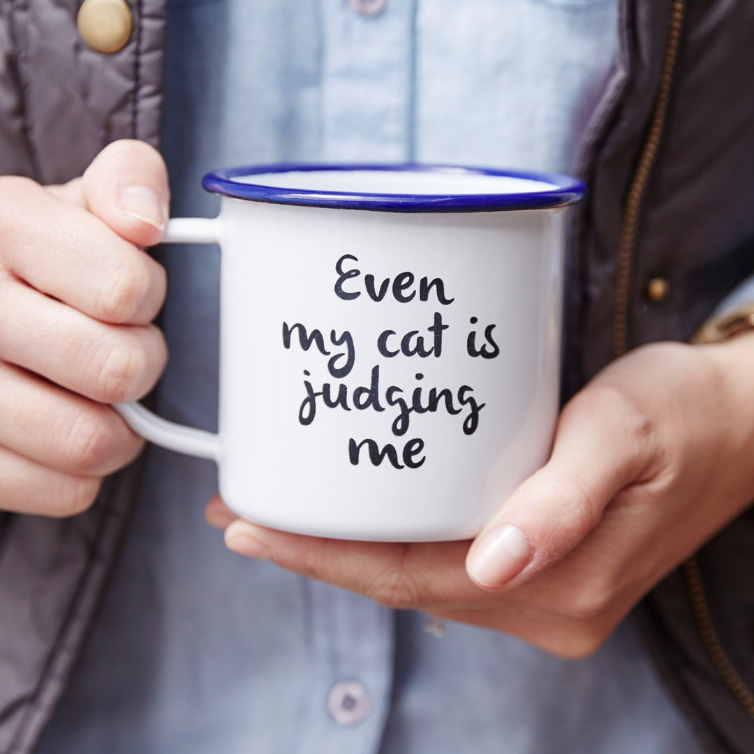 Pet Quote Personalised Enamel Mug
