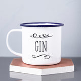 Gin Personalised Enamel Mug